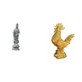 thumbnail image 1 of Estatua de Guan Yin,Estatua de Guan Yin para decoración del hogar.,Escultura de pollo,Escultura de pollo,decoración del hogar,figura de gallo,Figura decorativa de gallo,estatua de resina animal, 1 of 8