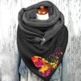 thumbnail image 2 of Foulard pour Femmes Chaude en Coton Imprimé Décontracté Bouton Mode Châles, 2 of 3