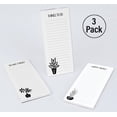 thumbnail image 4 of Inkdotpot Lot de 3 Blocs-Notes Magnétiques pour Réfrigérateur pour Liste de Choses à Faire - Blocs Mémo Magnétiques pour Réfrigérateur - (50 Feuilles Chacun) - Am, 4 of 7