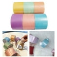 thumbnail image 3 of Rongfmy 6 Pieces Sticky Ball Tape Educational Toy Transparent Color DIY Tape Sticky Ball, 3 of 9