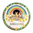 thumbnail image 1 of zhangmingg Welcome Mat Round Absorbent Doormat Non- Decorative Rug for, 1 of 8