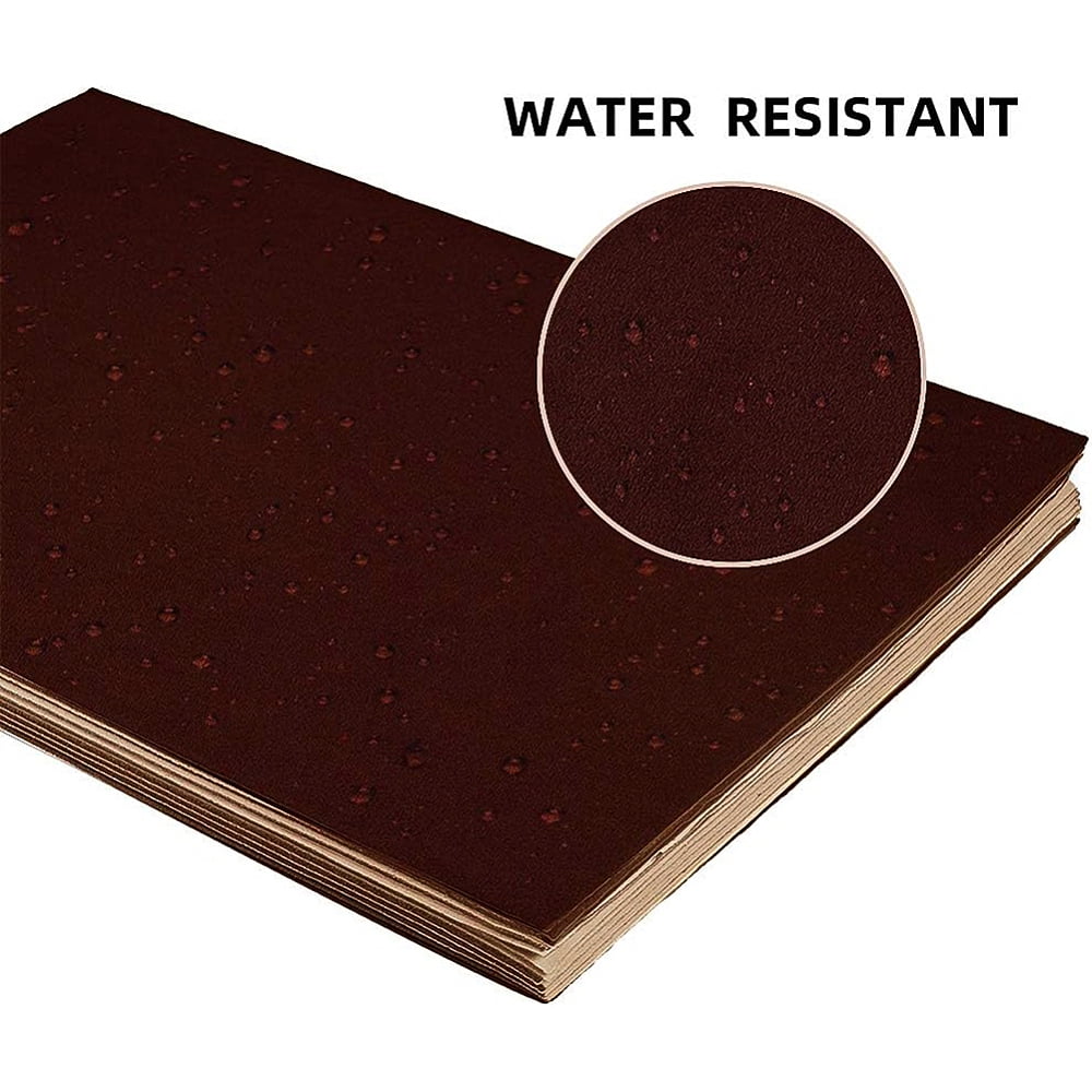 Jewelry Flocking Cloth Polyester Self-adhesive Fabric Rectangle Saddle Brown 29.5x20x0.07cm