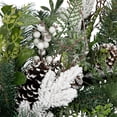 thumbnail image 5 of Northlight Real Touch™️ Frosted Pinecones and Berries Christmas Wreath - 36" - Unlit, 5 of 8
