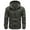 Green, variant on Coats for Men Mountaineering Hardshell Spring Autumn Casual Outdoor Hooded Textured Jacket Mens Winter Jacket Black XXL
