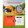 thumbnail image 3 of Inflatable Soccer Dart Board Over 6 Feet with 4 Kick Balls, 12 Tennis Balls, Electric and Manual Pumps, Scoreboard, Marker, Ground Stakes, Repair Patches, and Storage Bag for Outdoor Fun and Parties, 3 of 11