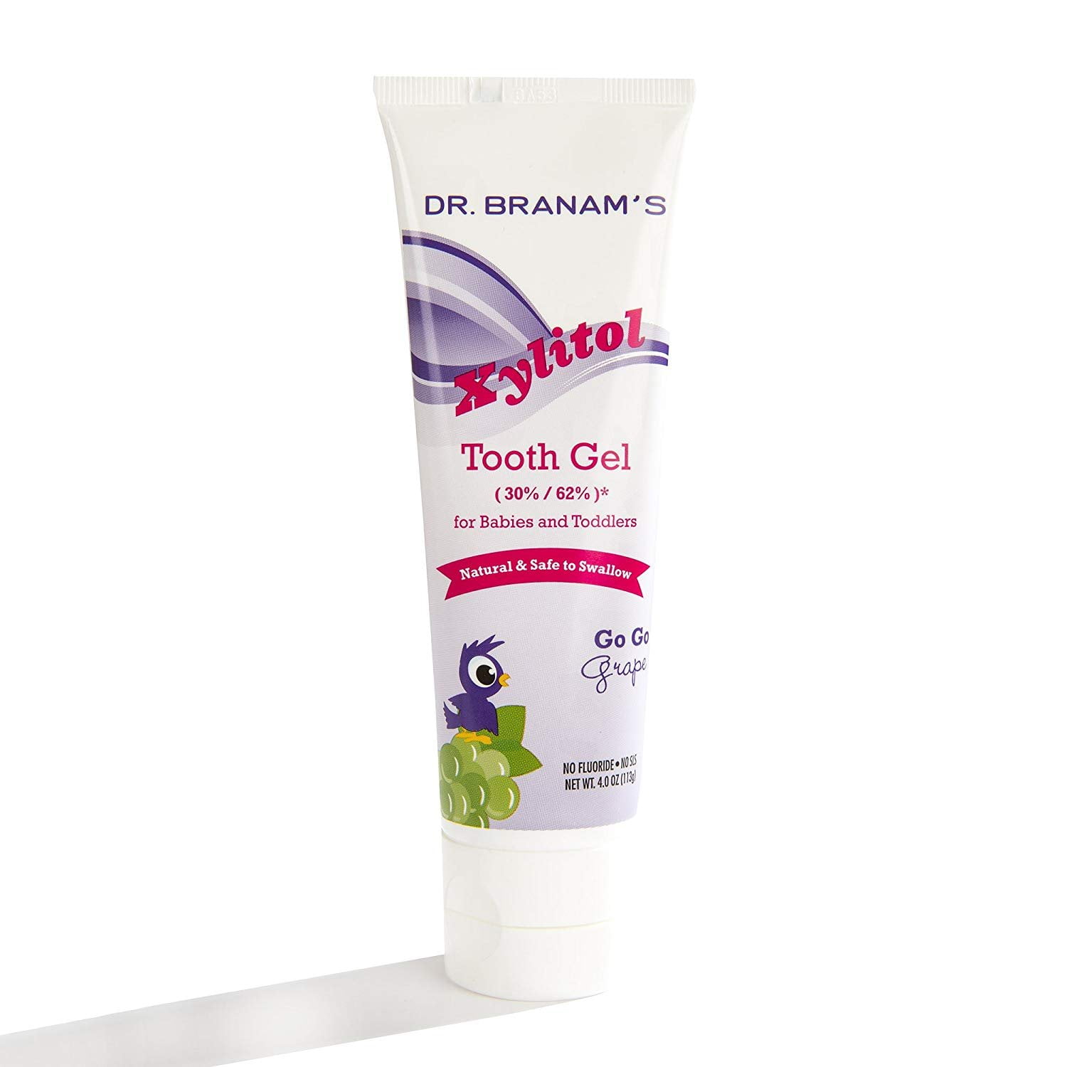 Branam Xylitol All Natural Tooth Gel for Babies and Toddlers Go Go