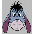 thumbnail image 2 of Men's Winnie the Pooh Big Face Eeyore Graphic Tee Athletic Heather Small, 2 of 5