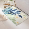 thumbnail image 6 of Hgallory Polyester Shower Bath Rug for Bathroom Toilet, Non-Slip Household Water Absorbent Floor Mats for Entrance Bedroom Kitchen, Abstract Modern Home Decor Doormats, 1PC, 16"x24", Blue, 6 of 7