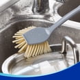 thumbnail image 4 of Dish Brush with Long Bamboo Handle Built-in Scraper, Scrub Brush for Pans, Pots, Kitchen Sink Cleaning, 4 of 4