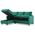 thumbnail image 4 of Glory Furniture Monica G0422B-SC Sectional With Storage , GREEN, 4 of 8