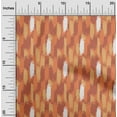 thumbnail image 2 of oneOone Polyester Spandex Orange Fabric Ikat Diy Clothing Quilting Fabric Print Fabric By Yard 56 Inch Wide, 2 of 4
