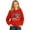 W50-Red, variant on WERYOUNG Kids 67 Hoodie Boys Girls Graphic Print Hooded Sweatshirts Long Sleeve Pullover Casual Fashion Hoody Tops Athletic Daily Wear 3-4 Years