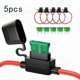 thumbnail image 2 of 5 Set Inline Standard Blade Fuse Holder Splash Proof DC 12V 30A 14AWG Fuses Holders With Cable, 2 of 5