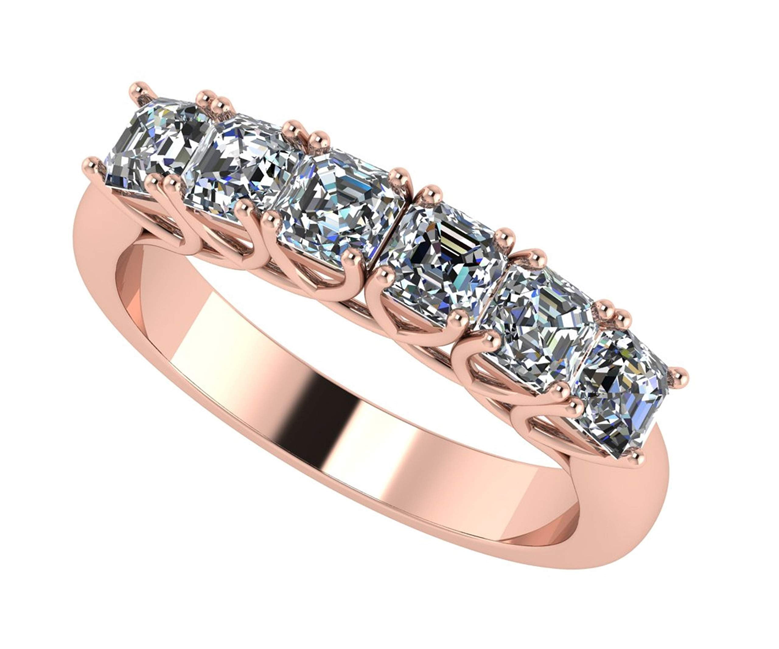 Details about   SIZE 10.5-18kt Rose Gold Wedding Band 2 mm Wide Half Round Ultra-Light Ring 