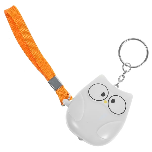 Llavero con alarma para mujer, alarma de seguridad personal con forma de búho, alarma personal para exteriores (130 dB)