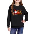 thumbnail image 3 of Kids Christmas Sweatshirt Girls Boys Santa Claus Toddler Xmas Shirt Crewneck Long Sleeve Graphic Tops for 3-14 Years, 3 of 3