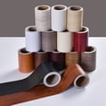 thumbnail image 4 of sunsanly 1 Roll 5CM/10CMx10M Wood Grain Border Sticker Waterproof PVC Self-Adhesive Peel-And-Stick Mirror Frame Kitchen Bathroom Wall Border Decoration Wallpaper, 4 of 8