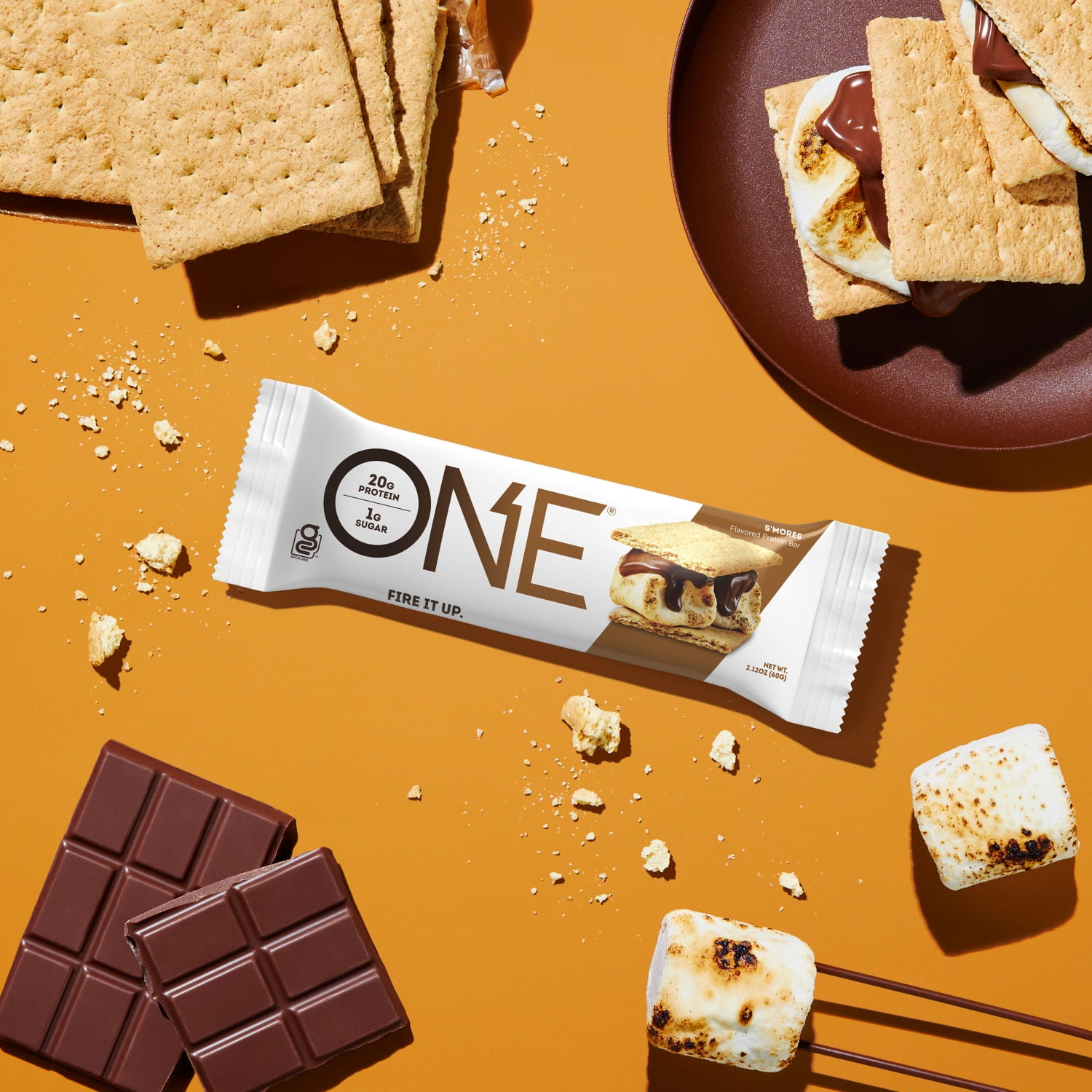 ONE Brands Protein Bar, S'mores, 20g Protein, 1 Bar