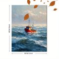 thumbnail image 3 of Qisvanset 12x16 Inch Sunset Oak Tree Meadow Canvas Print Wall Art, 3 of 5