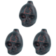 thumbnail image 1 of Silbato Muerte Azteca Espeluznante Grito Calavera para Halloween () Rojo, 1 of 4
