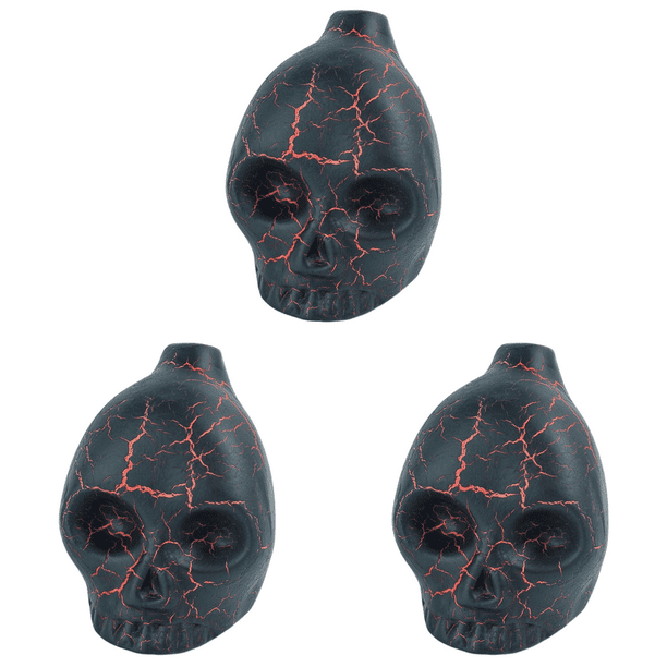 Silbato Muerte Azteca Espeluznante Grito Calavera para Halloween () Rojo