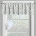 thumbnail image 4 of Ambesonne Grey Valance & Curtain, Victorian Damask Floral, 55"x45", Grey White, 4 of 6