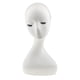 thumbnail image 2 of Cabeza de peluca de plástico de 17" - Cabeza de maniquí femenino alto con soporte y soporte para peluca, modelo, 2 of 9