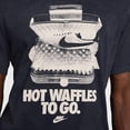 thumbnail image 4 of Men's Nike Shirt Hot Waffles to Go Graphic Sportswear T-Shirt Color: Black Size: 4XL BIG AND TALL, 4 of 5