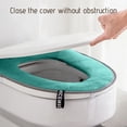 thumbnail image 4 of Myvepuop Toilet Mat Heated Toilet Seat Covers Usb Intelligent Toilet Seat Warmer 40° Constant Temperature Toilet Mat Winter Plush Toilet Seat Cover with Handle,Heated Toilet Seat *1, 4 of 7
