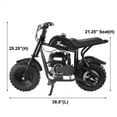 thumbnail image 2 of XtremepowerUS - Mini Dirt Bike Off-Road, 40cc, EPA engine, Disc Brake, 165lbs capacity, EPA approved, Black, 2 of 5