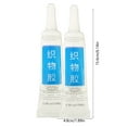 thumbnail image 3 of Vacemry Under $5 Fabric Glue, 2pcs 15ml Permanent Washable Leather Glue, Clothing Repair Adhesive, Craft Bonding Solution, No Sew Fabric Fix, DIY Craft Supply, 3 of 6