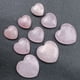 thumbnail image 5 of Cristal Natural en Forma de Corazón Pulido Gema en Forma de Corazón Cuarzo Rosa Amatista Todo tipo de Cristal Gema Set Energía Meditación, 5 of 8
