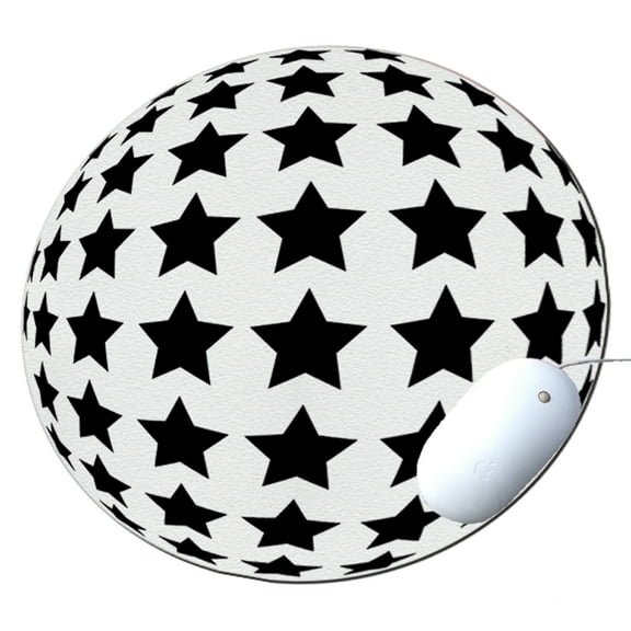 KuzmarK Round Mousepad / Hot Pad / Trivet - Stars Beyond Spheres