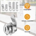 thumbnail image 4 of Letterbox Lock 4 Keys - with 5 Different Lock Plates for Mailboxes and More, 4 of 5