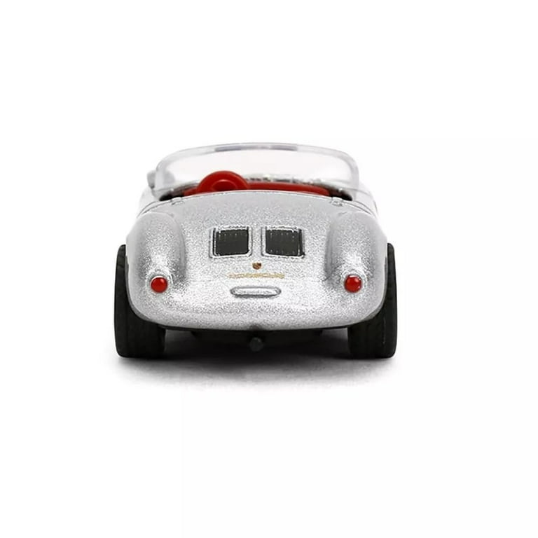 1955 Porsche 550 Spyder Silver Metallic with Red Interior