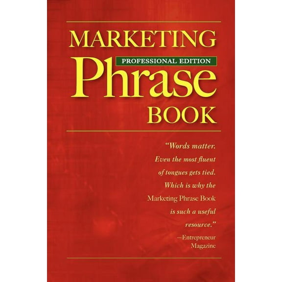 Marketing Phrase Book (Paperback)