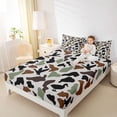 thumbnail image 4 of jejeloiu Retro Mallard Camouflage Twin Sheet Sets,Military Style Bedding For Men Women 3 Pieces, 4 of 7