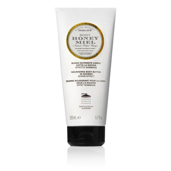 Perlier In-Shower Scrub Body Butter, Honey, 6.7 Fluid Ounce (B00NKNC44E)