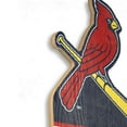 thumbnail image 4 of St. Louis Cardinals Home Porch Vertical Wood Leaner, 4 of 4