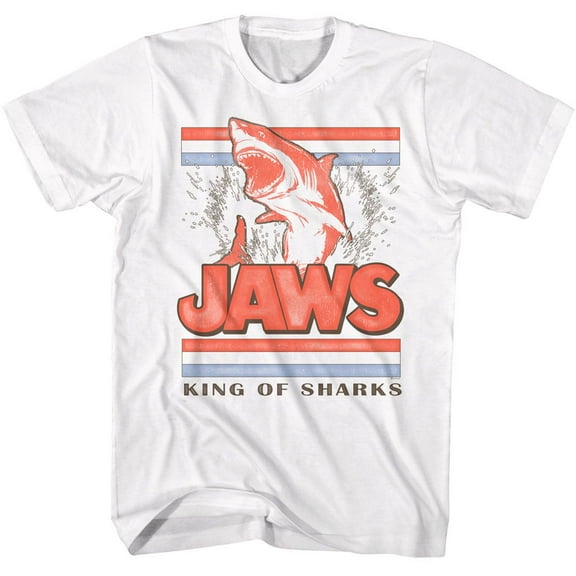 Jaws King Of Sharks White T-Shirt