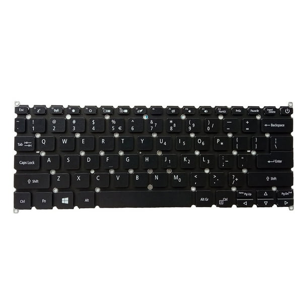 Dispositivo de entrada de teclado para portátil Sidaley Marco negro Teclado de escritura fluida con reemplazo de interruptor