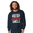 thumbnail image 4 of Terrible Brother Awesome Uncle Men Big & Tall Sweatshirt Brisco Brands 2X, 4 of 6
