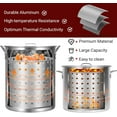 thumbnail image 7 of Complete Seafood Boil&Crawfish Cooker Kit: 60QT Heavy Duty Pot with Basket, Propane Burner & Regulator | Outdoor Seafood Boil Supplies, 7 of 7