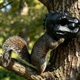 thumbnail image 5 of Lunxisen 1 Pcs Dinosaur Head Feeder Hanging Wildlife Feeding T Shaped Chipmunk Nut Feeder Backyard Garden Outdoor Decorative Funny Squirrel House(17*10*12cm), 5 of 9