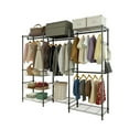 Ktaxon Wire Garment Rack 5 Tiers Heavy Duty Clothes Rack Freestanding