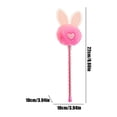 thumbnail image 2 of Easter Pom-pom Pen, Cute Plush Bunny Shape, Novelty Pen for Office Writing, Birthday Easter Party Gift, Pink, 2 of 4