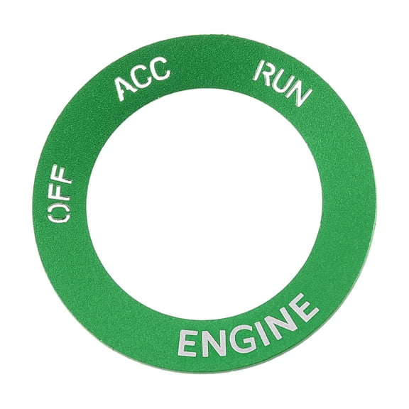 Unique Bargains Engine Start Stop Ignition Button Cover Sticker for Dodge Durango 2014-2020 Aluminum Alloy Green