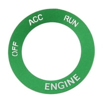 Unique Bargains Engine Start Stop Ignition Button Cover Sticker for Dodge Durango 2014-2020 Aluminum Alloy Green