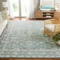 thumbnail image 2 of SAFAVIEH Marquee Clodagh Medallion Area Rug, Turquoise/Grey, 8' x 10', 2 of 8