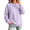 Purple, variant on Fall Sweatshirts for Women Casual Crewneck Long Sleeve Cute tops Oversized Pullover Solid Color Loose Fashion Sweatshirts